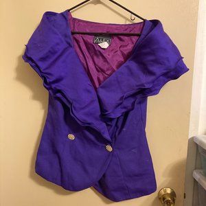 A Night at the Opera Fancy Purple Evening Top or Jacket
